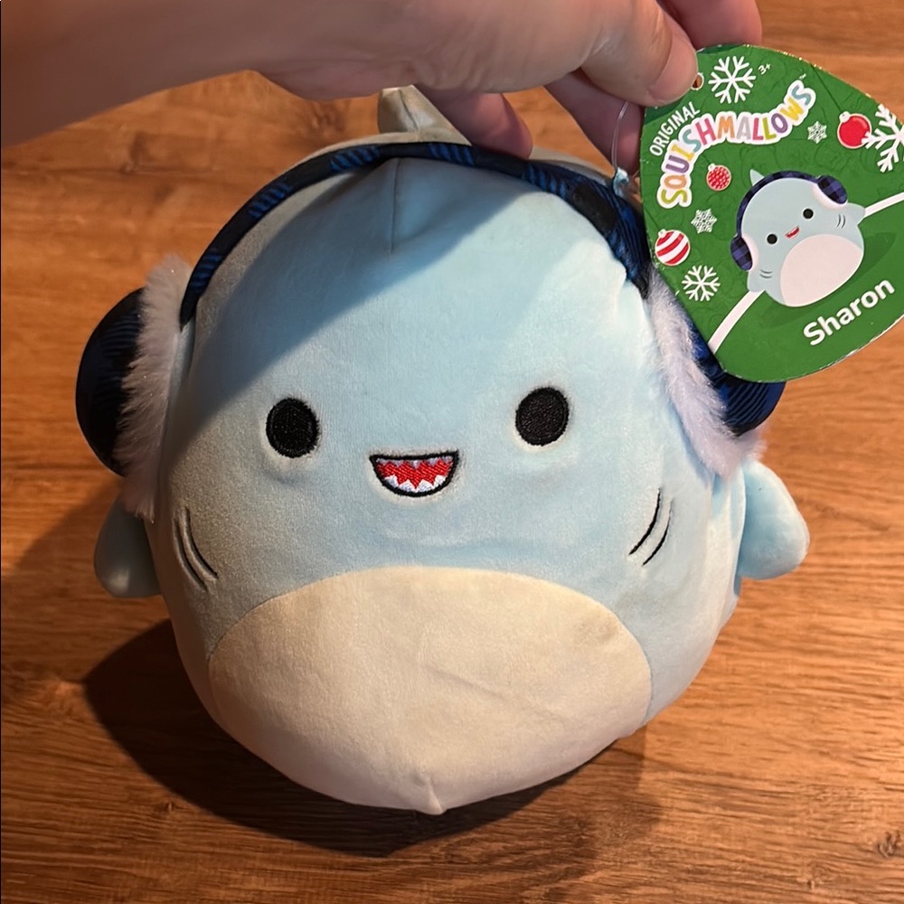 Squishmallows Blue Shark Plush